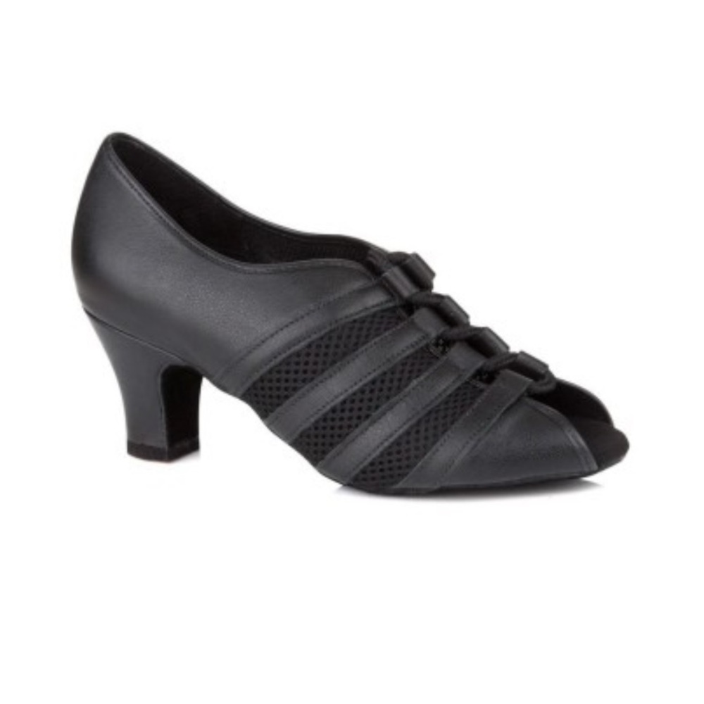 Freed of London Sienna- Black Lace Up Dancing Shoe